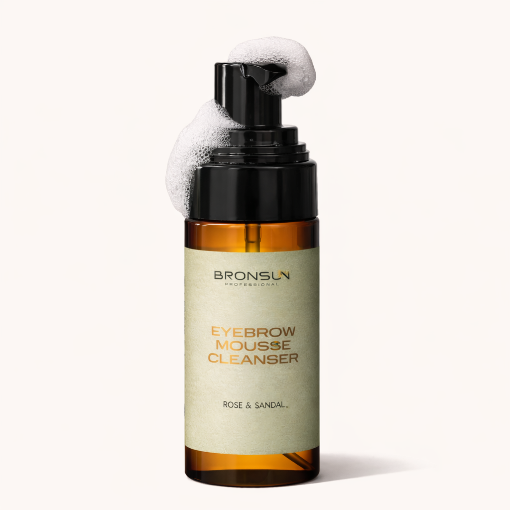 Bronsun Eyebrow Mousse Cleanser – Rose & Sandal