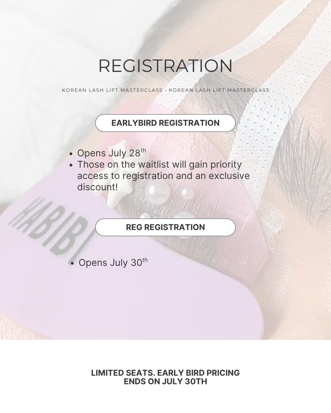 Korean Lash Lift Masterclass!