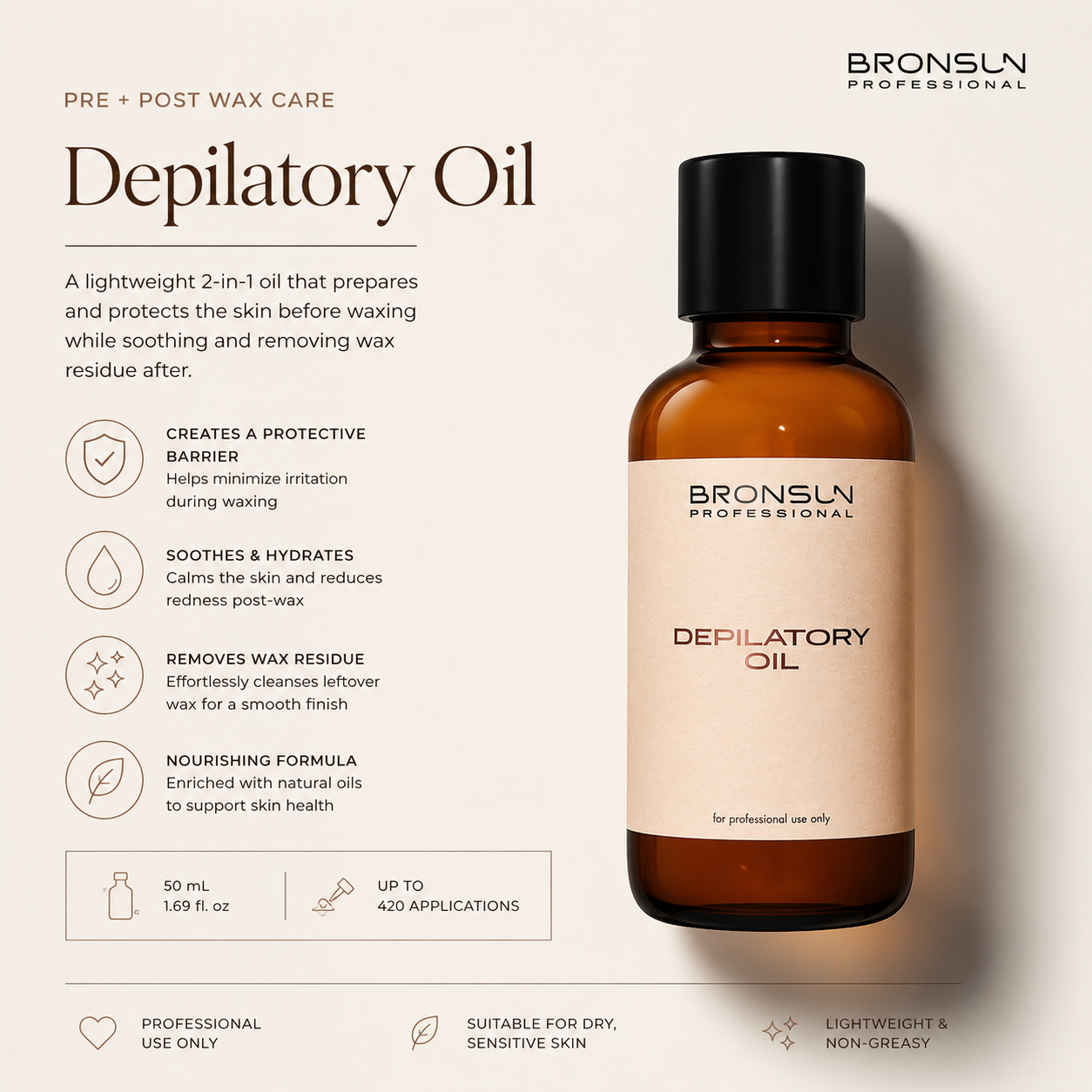 Bronsun Eyebrow Depilatory Oil