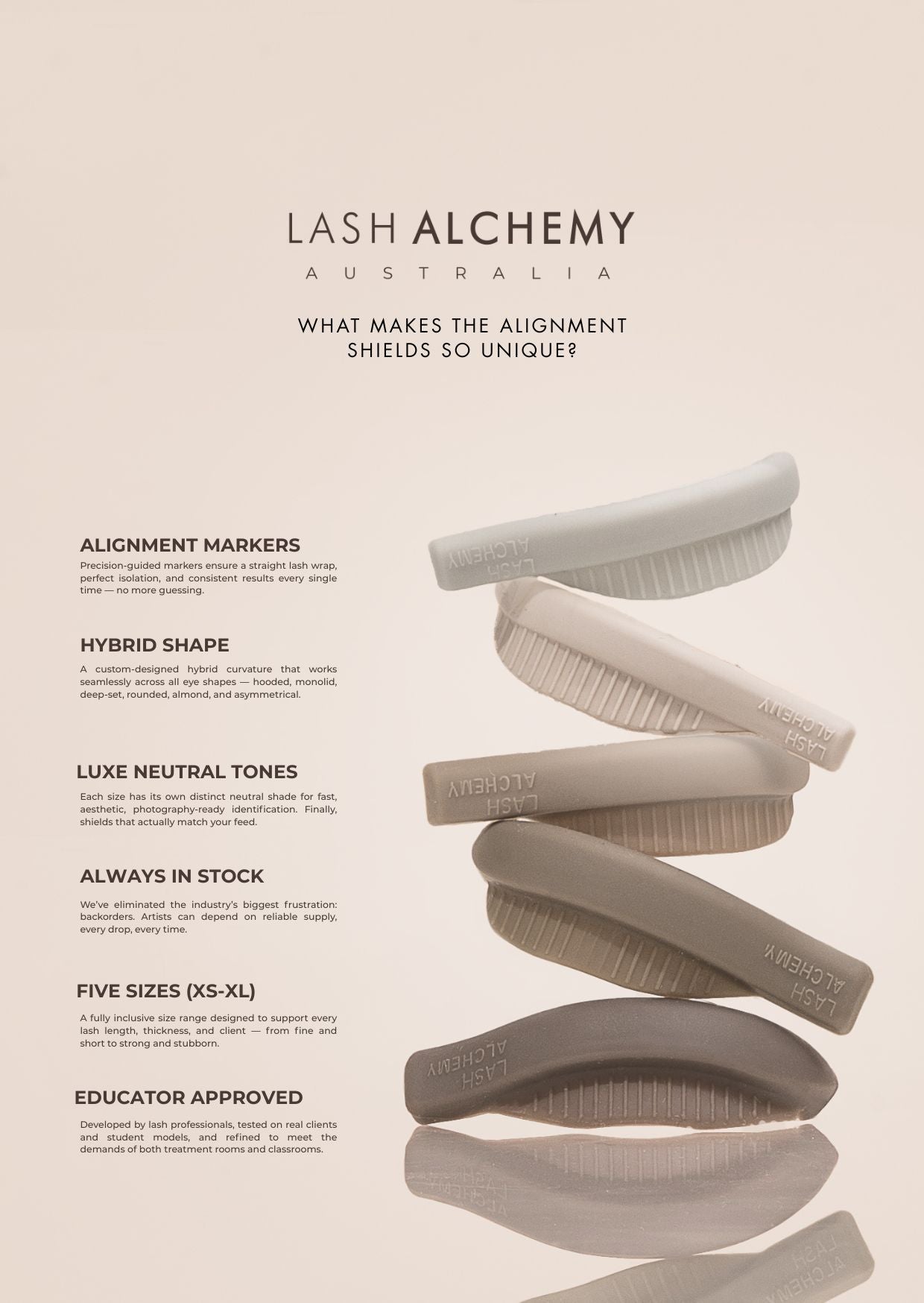 Lash Alchemy - Align Hybrid Shields Pack (5 Sizes)