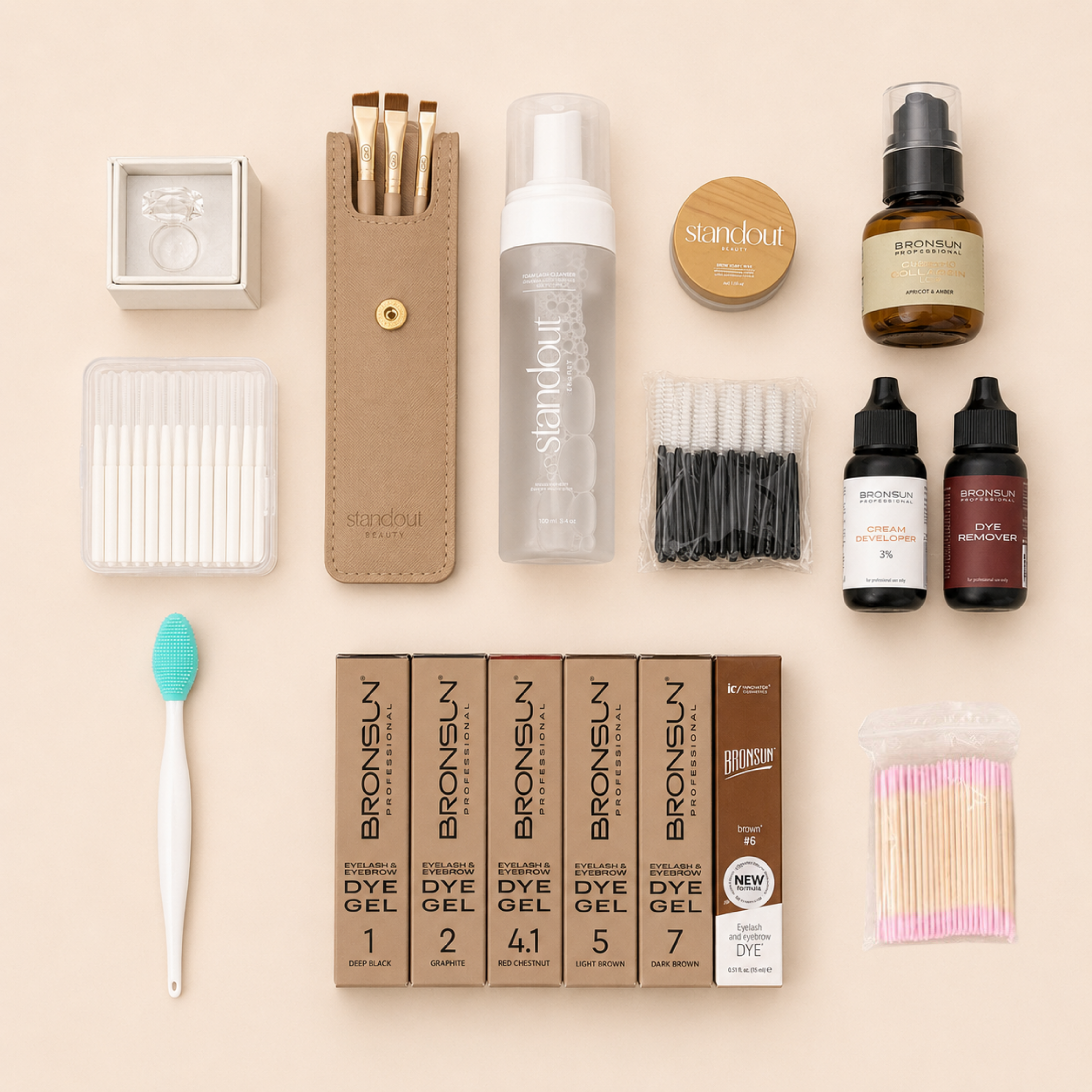 Standout Hybrid Dye Brow Kit – Essentials