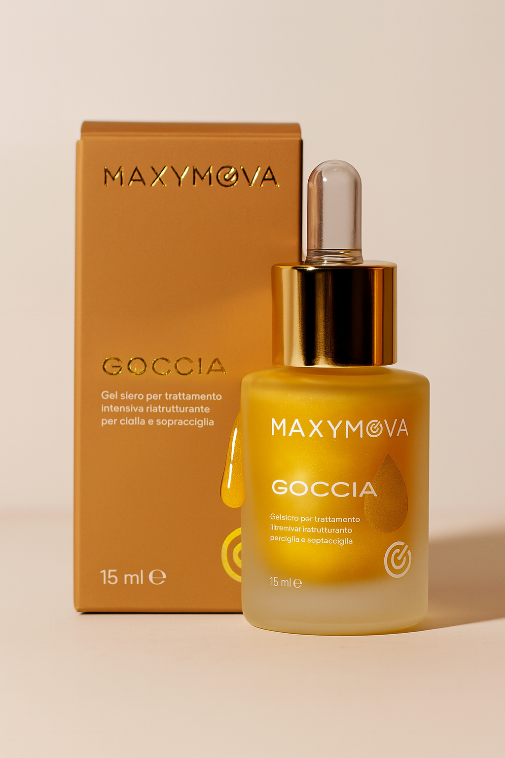 Maxymova Goccia D'Oro- Gold Lash & Brow Serum