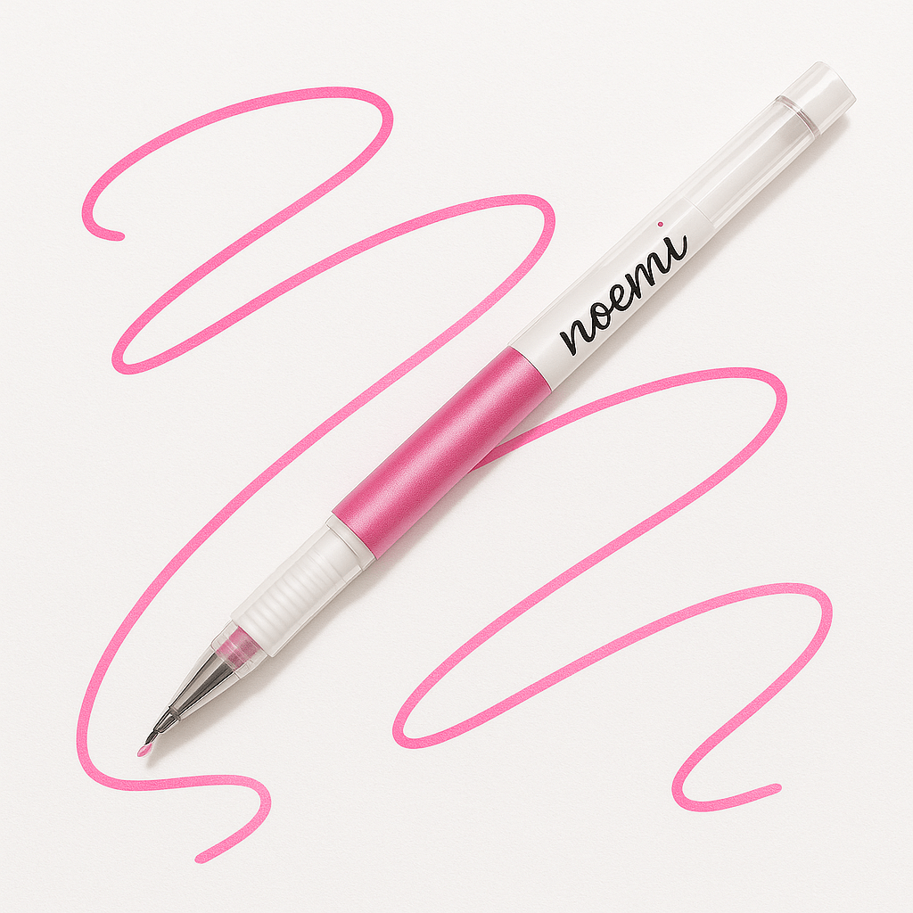 Noemi Pink Brow Mapping Gel Pen - standoutbeautyshop