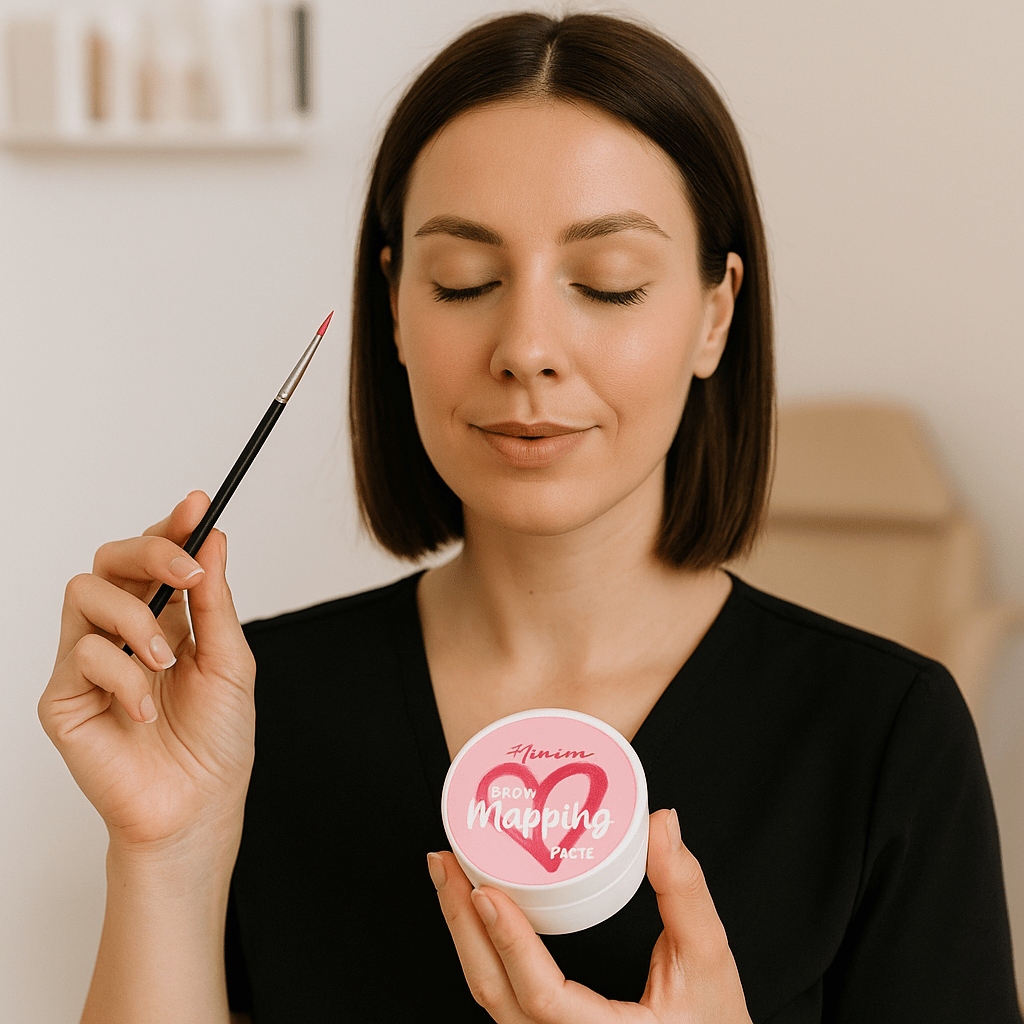 Noemi Pink Brow Mapping Paste - standoutbeautyshop