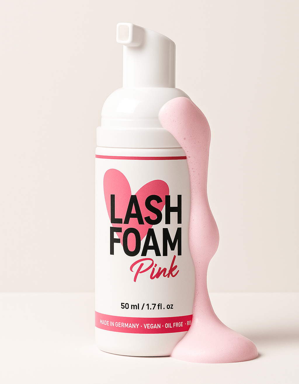 Noemi Pink Foam Lash Cleanser - standoutbeautyshop