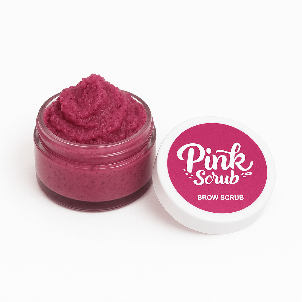 Noemi Pink Scrub - Brow Scrub - standoutbeautyshop