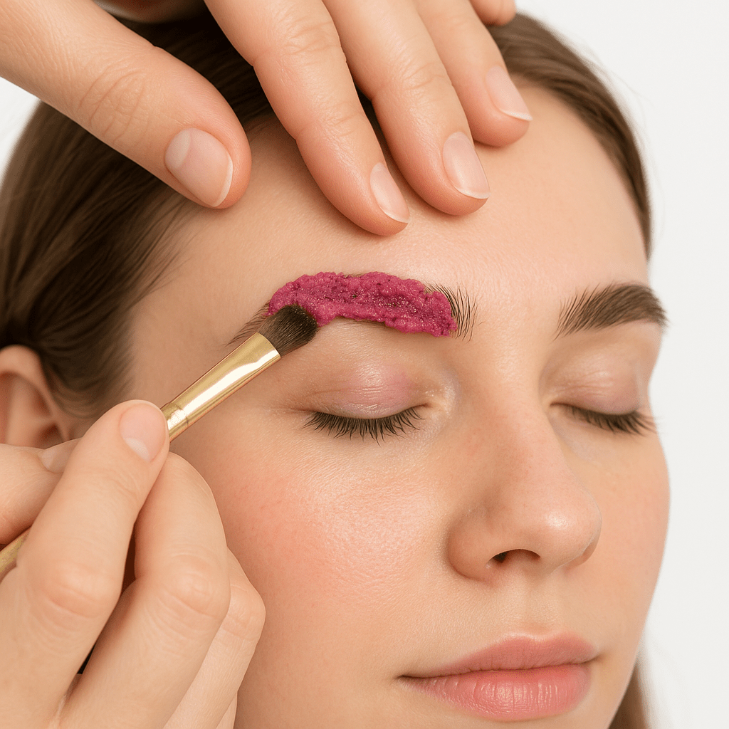Noemi Pink Scrub - Brow Scrub - standoutbeautyshop