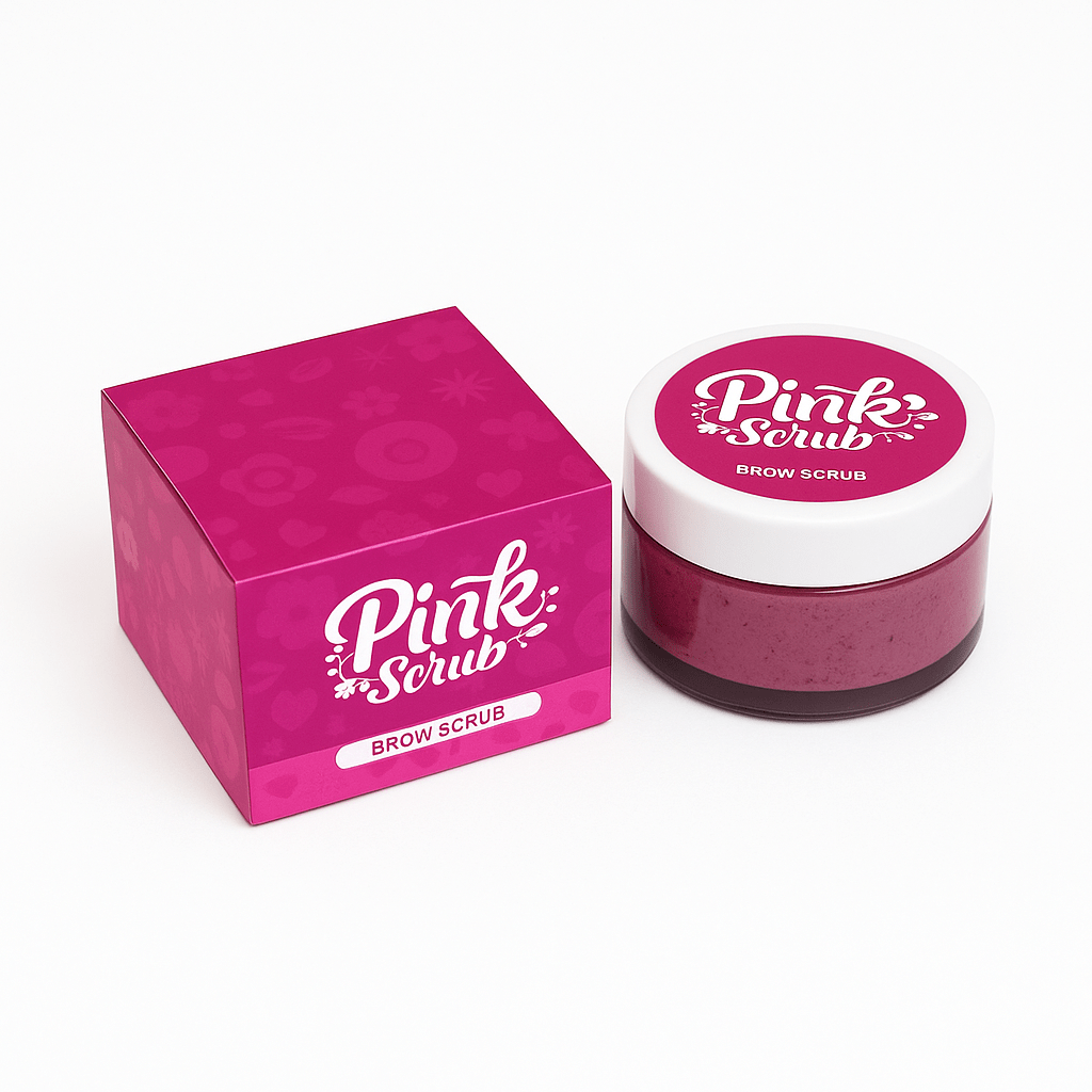 Noemi Pink Scrub - Brow Scrub - standoutbeautyshop