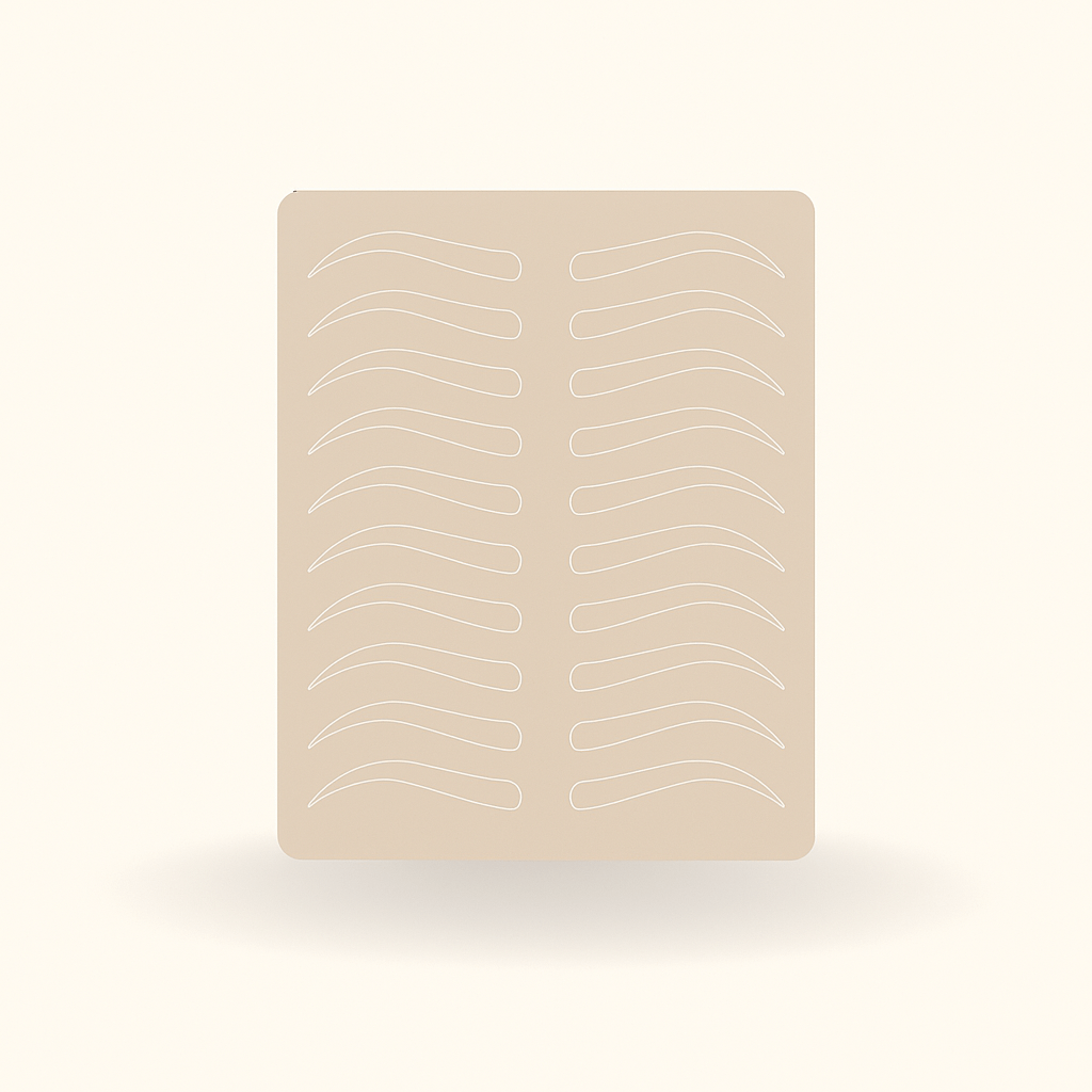 Pre Drawn Eyebrow Practice Pads - standoutbeautyshop