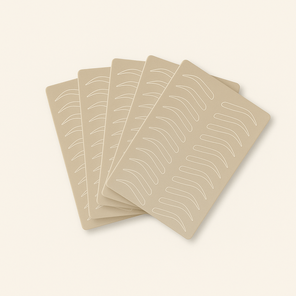 Pre Drawn Eyebrow Practice Pads - standoutbeautyshop