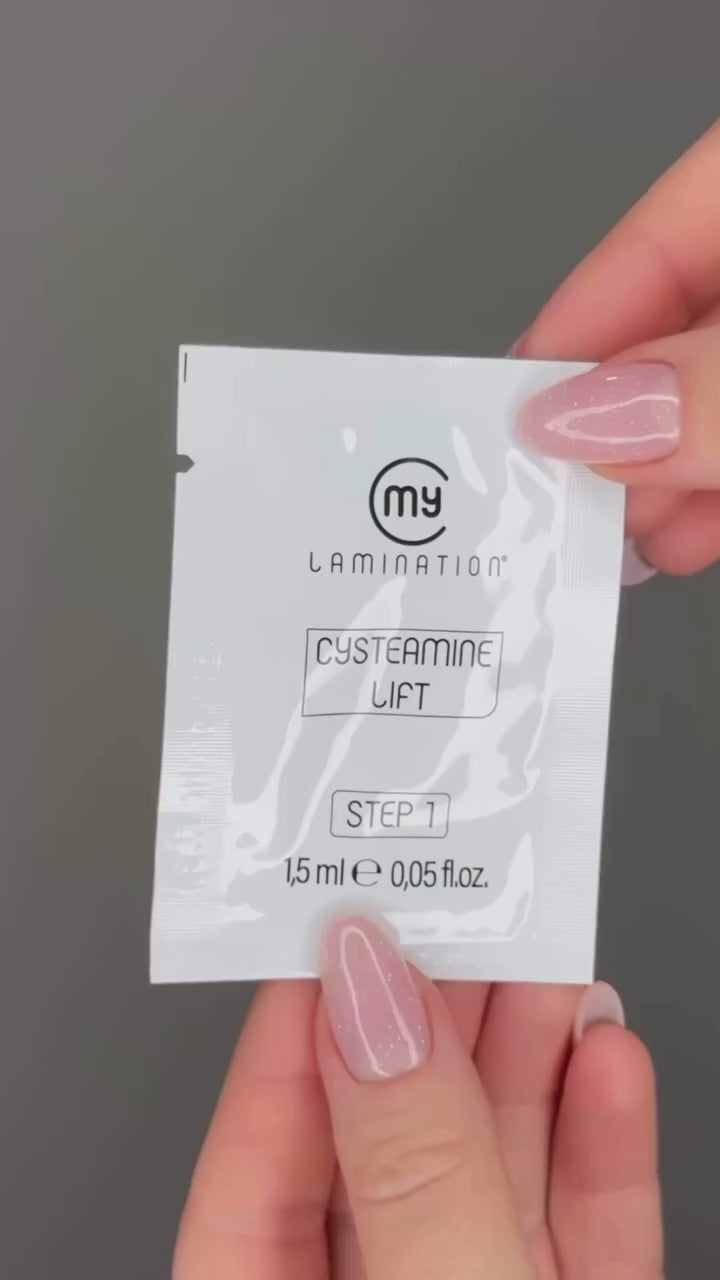 Load video: My Lamination Cysteamine Lift System Kit - Sachets